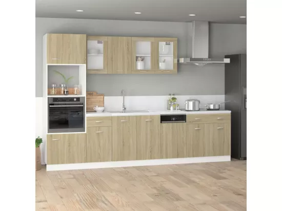 Armoire de plancher tiroir Chêne sonoma 80x46x81,5 cm Aggloméré