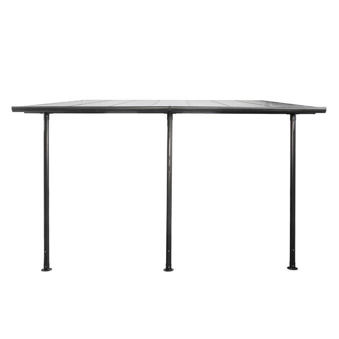 Pergola adossée BELIZE Graphite