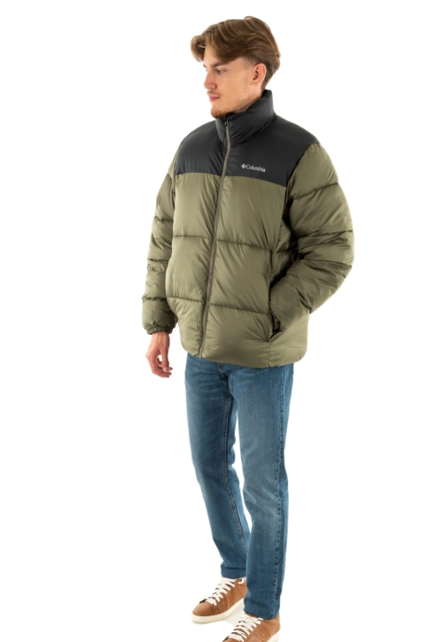 Doudounes columbia puffect iii 397 stone green, bl