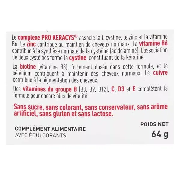 Granions Pro Keracys Cheveux Beauté & Croissance 56 comprimés à croquer