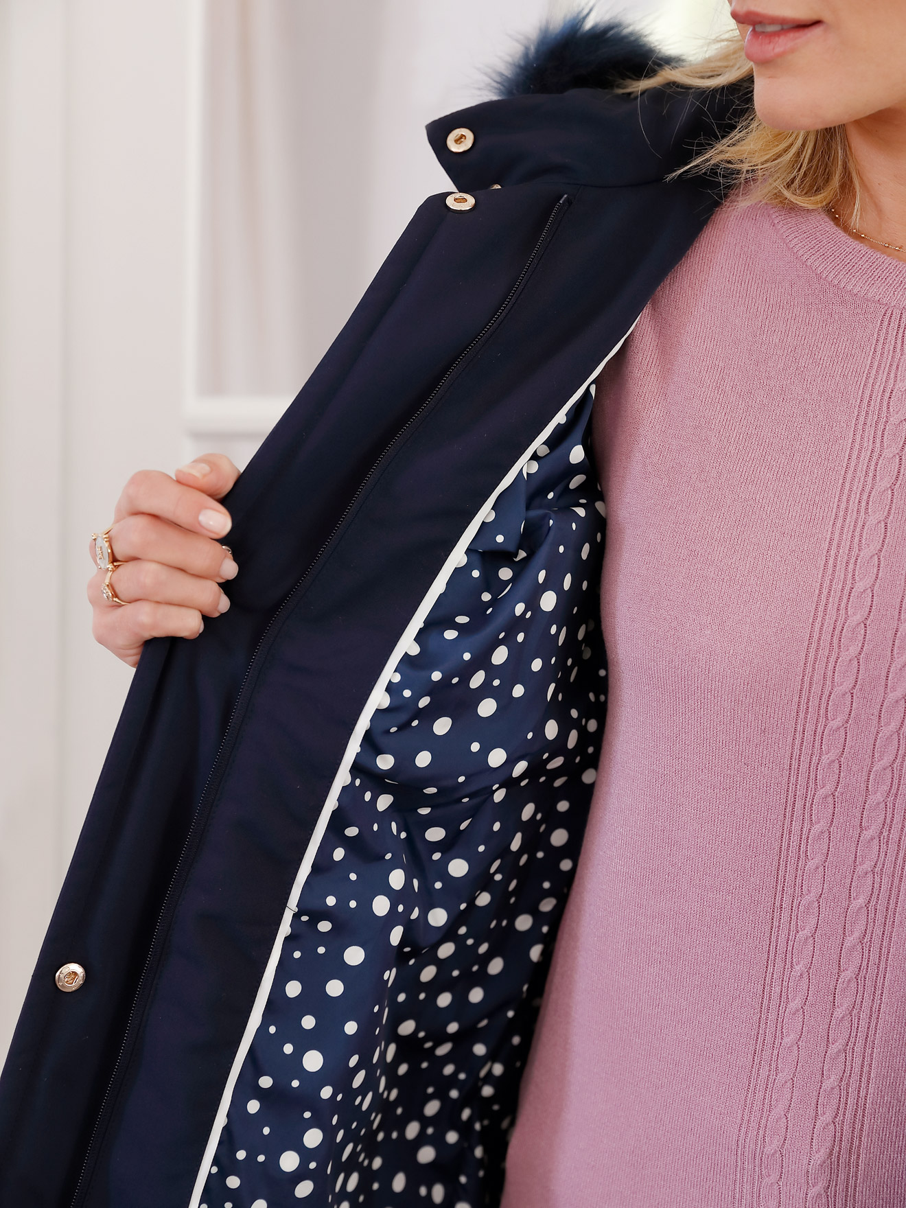 Parka déperlante stature moins d'1,60m