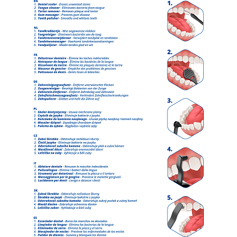 Optismile tandrenser - sort