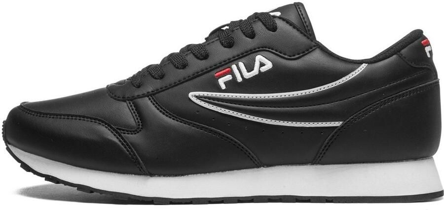 Fila Zwarte sportsneakers met contrastdetails Black Dames