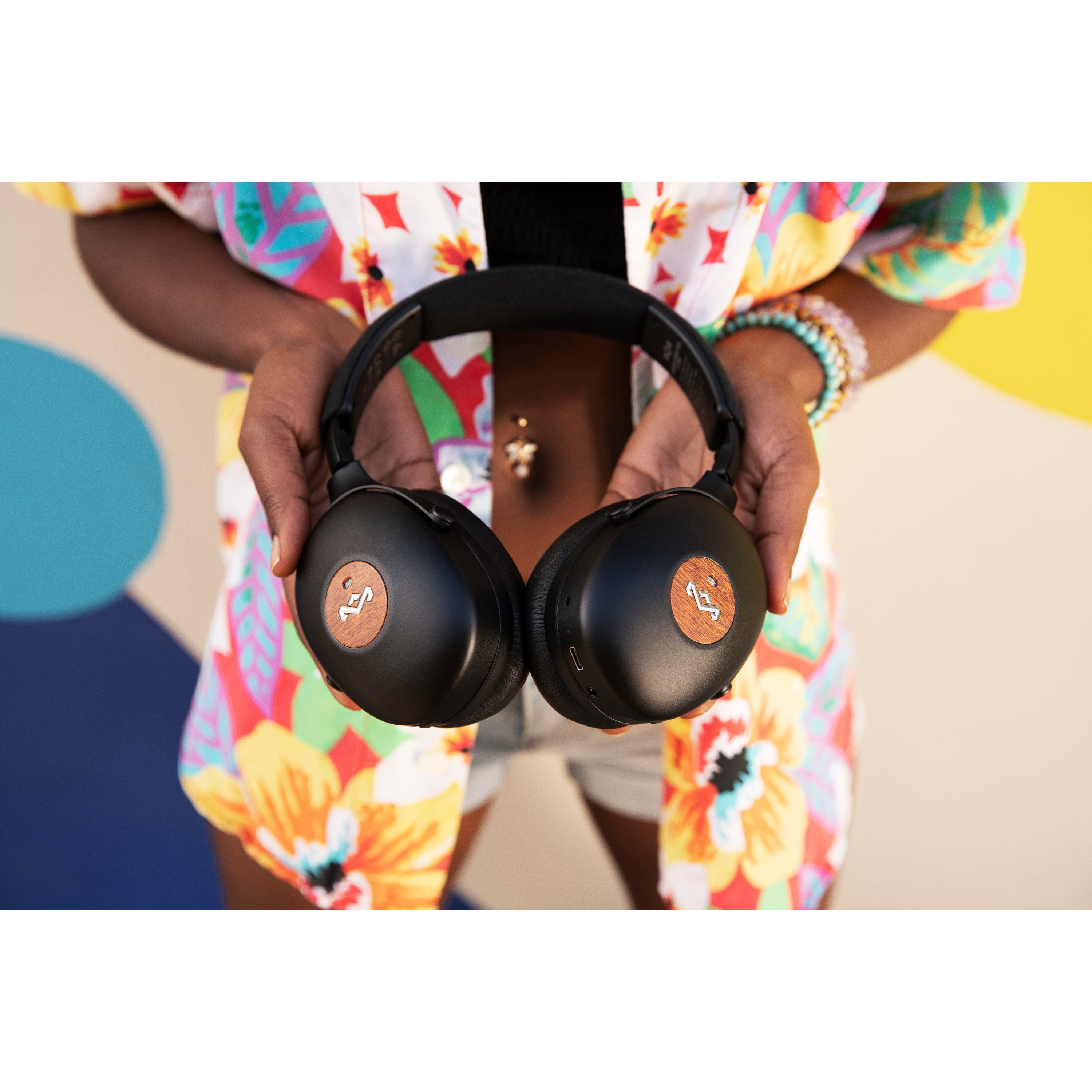 House of Marley Positive Vibration XL ANC Signature Black Bluetooth-koptelefoon