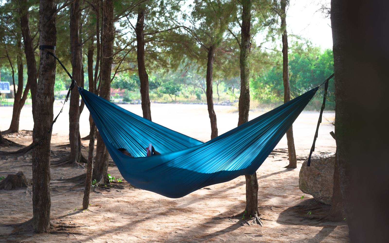 Ticket to the Moon Pro Hammock 325 x 140 cm dunkelblau