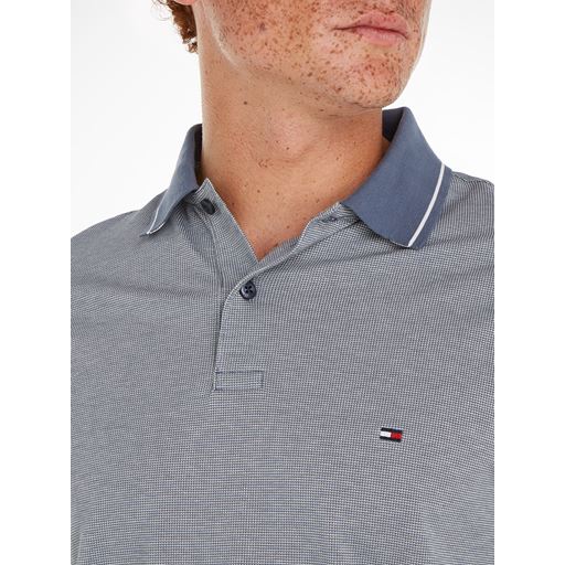 Tommy Hilfiger Monotype Oxford Collar Polo, Faded Indigo/Ecru, L