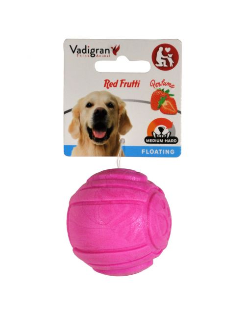 Vadigran Tpr Bal Red Frutti Rood - Hondenspeelgoed