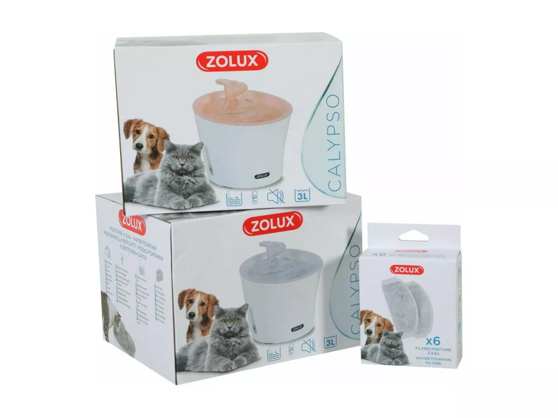 Fontaine à eau pour chiens et chats Calypso 3 litres