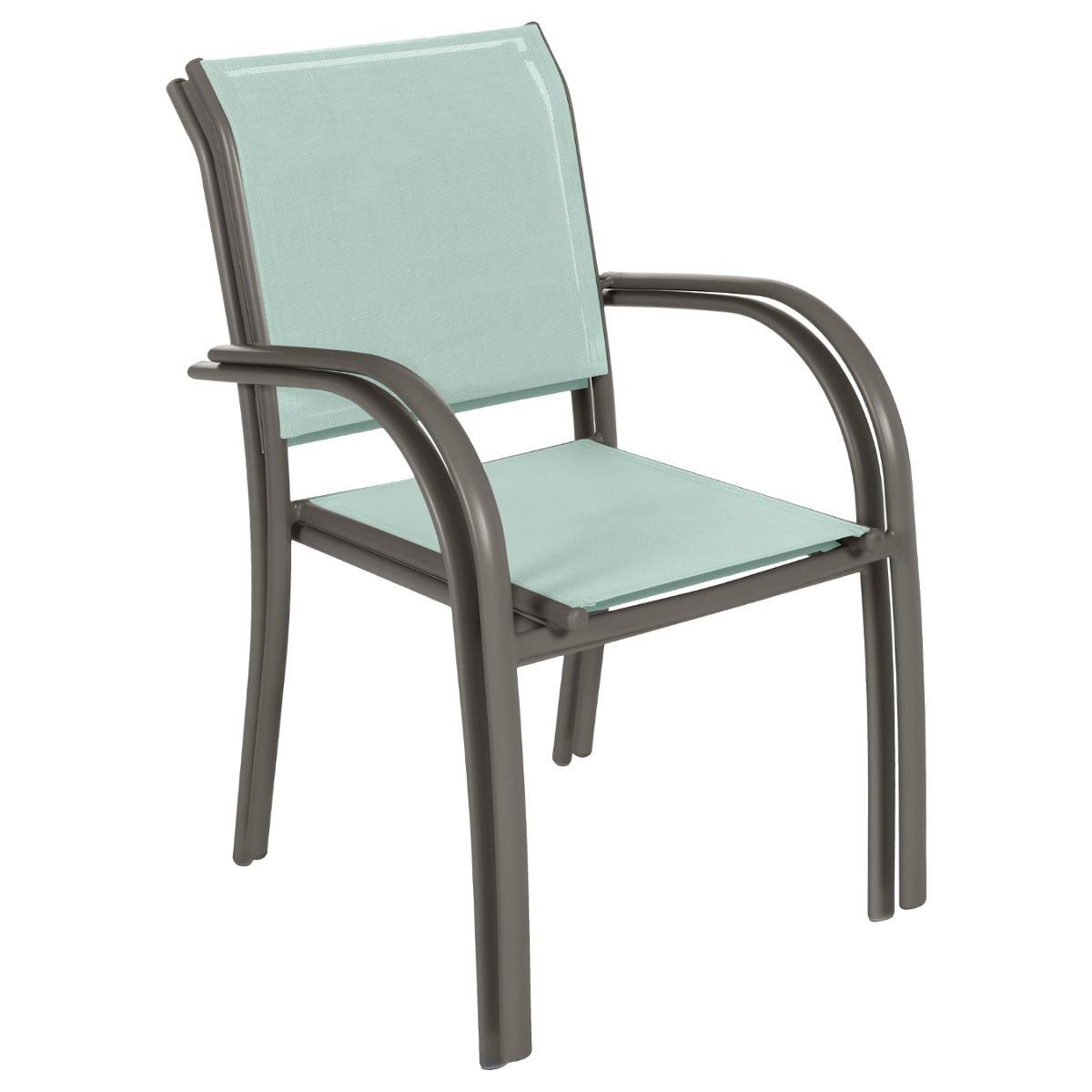 FAUTEUIL PIAZZA VERT CELADON GRAPHITE