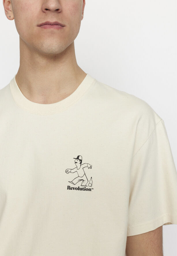 RVLT - Revolution Printed T-shirt Offwhite
