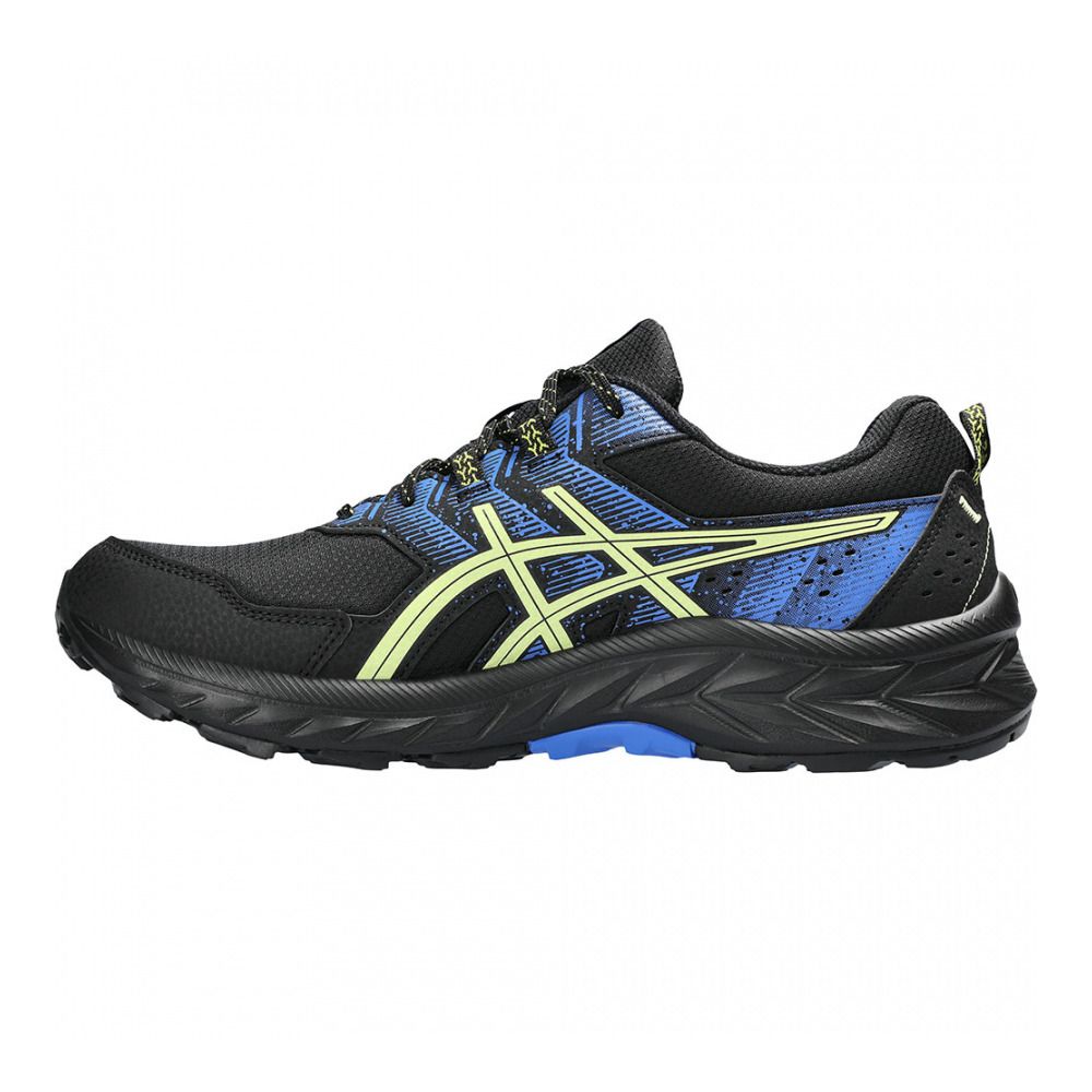 Asics GEL-VENTURE 9 - Chaussures de trail Homme black/glow yellow