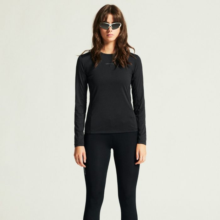 Craft Dame Trøjer Adv Essence LS Tee Sort