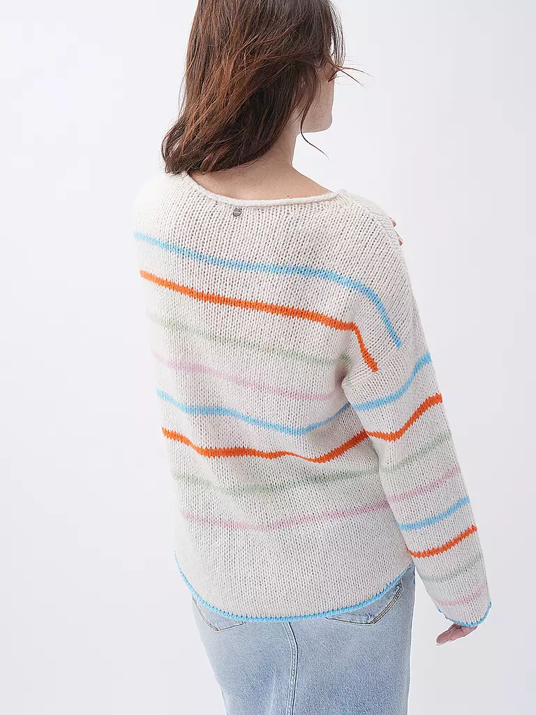 RICH & ROYAL Pullover weiss