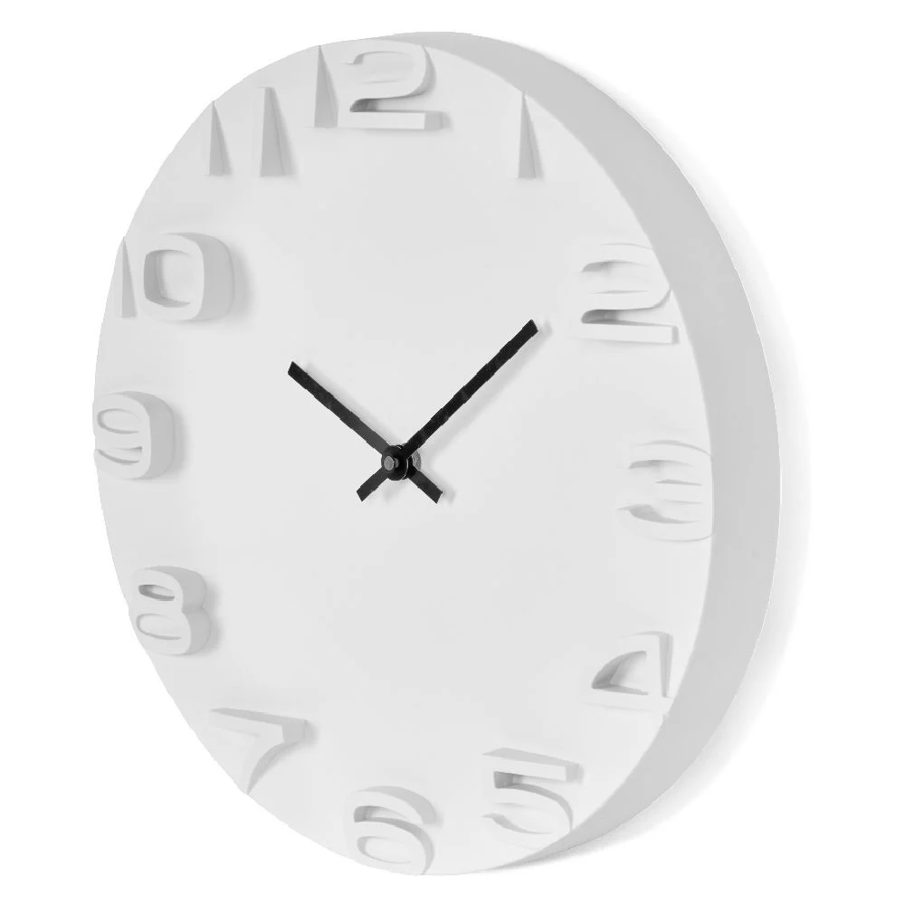 Horloge ronde blanche Ø35 cm