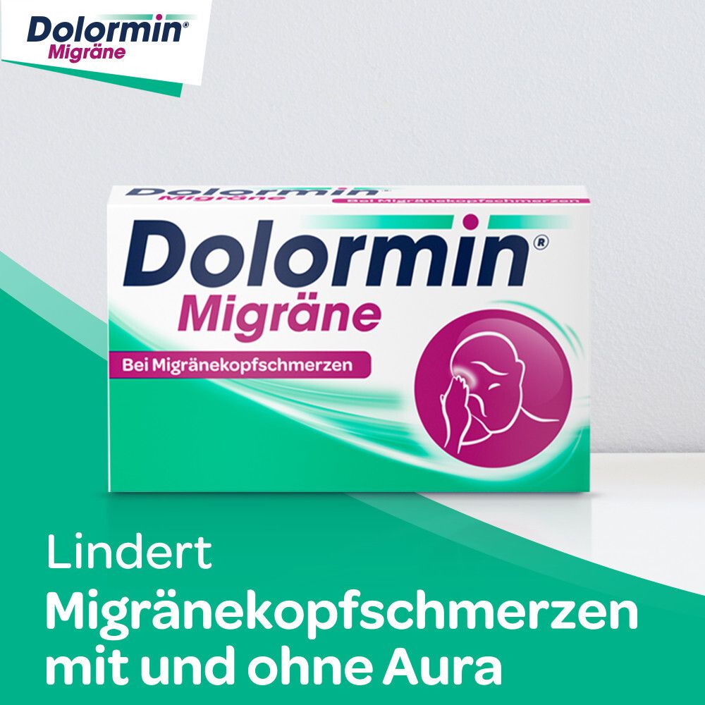 Dolormin Migräne 400 mg Ibuprofen bei Migränekopfschmerzen
