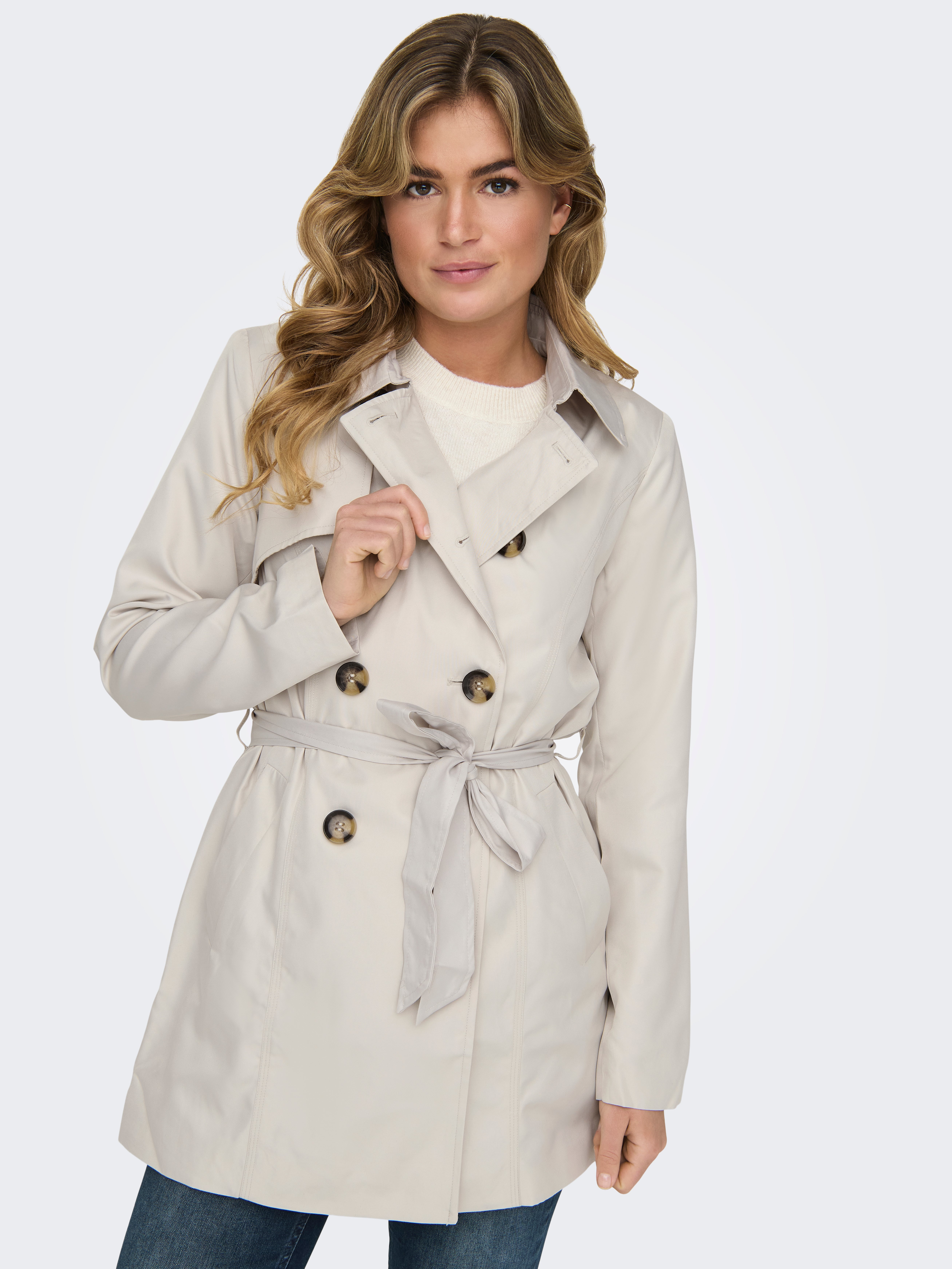ONLVALERIE Trenchcoat Moonbeam
