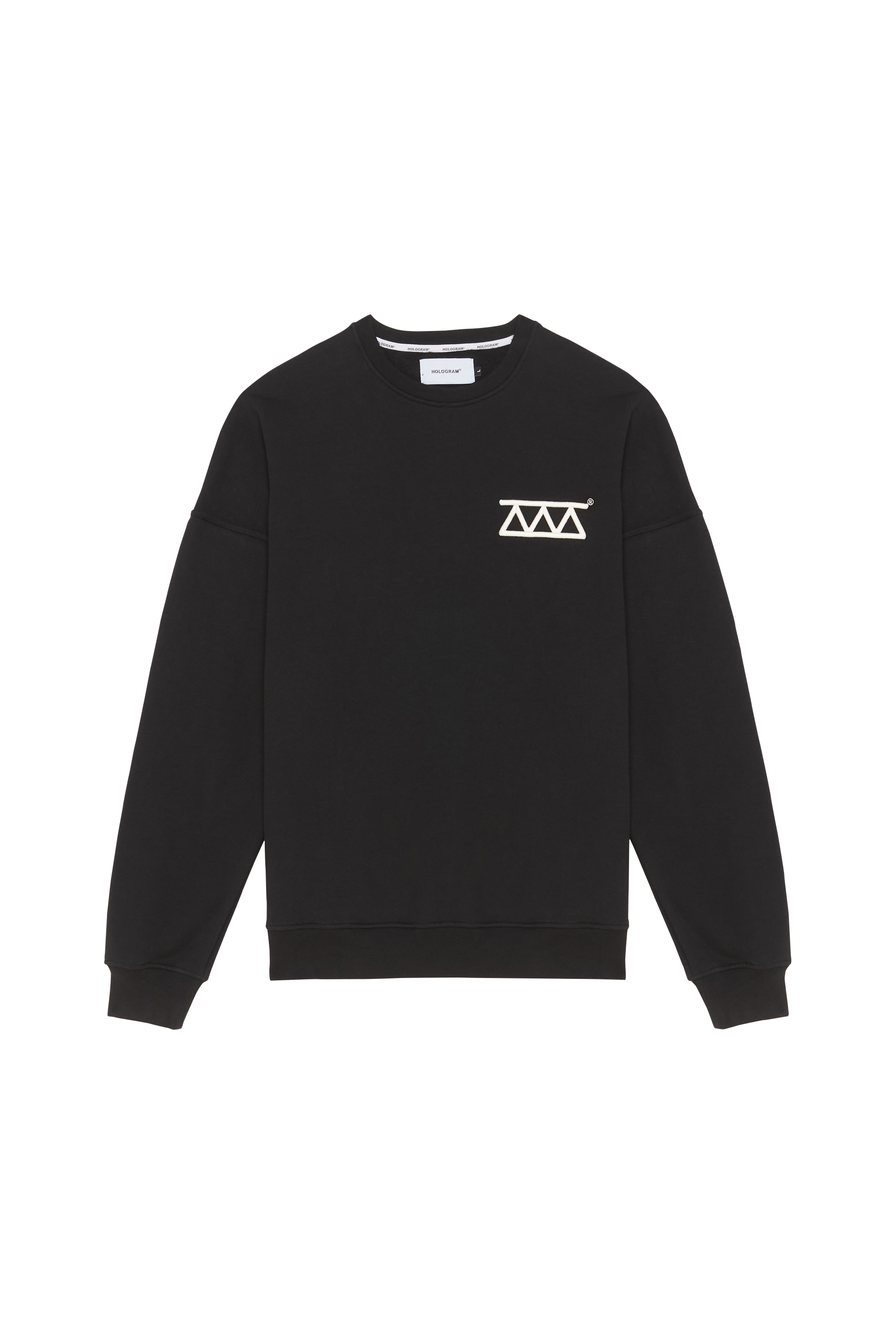 Hologram Sweatshirt RELIEF BLACK Noir