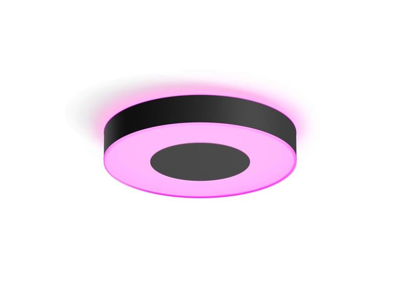Philips Hue White & Col. Amb. Infuse Deckenleuchte L schwar Deckenlampe steuerbar mit Philips Hue