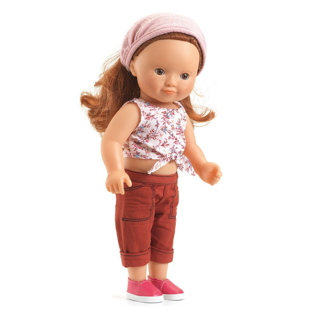 Djeco poppenkledingset pomea lovely burgundy