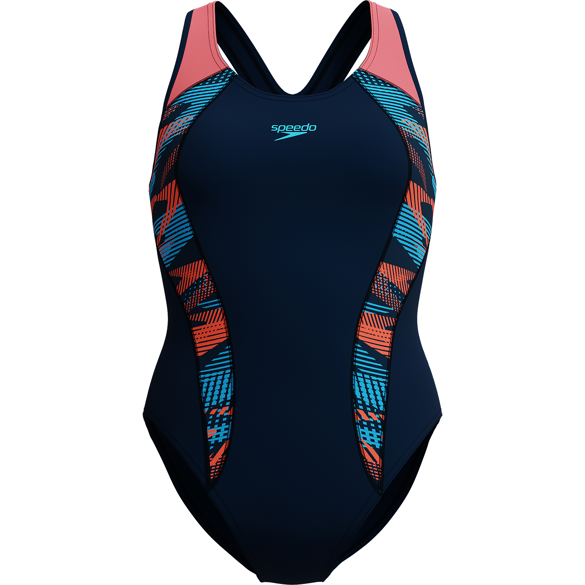 Speedo Placement Laneback Badeanzug Damen zoom boom placement