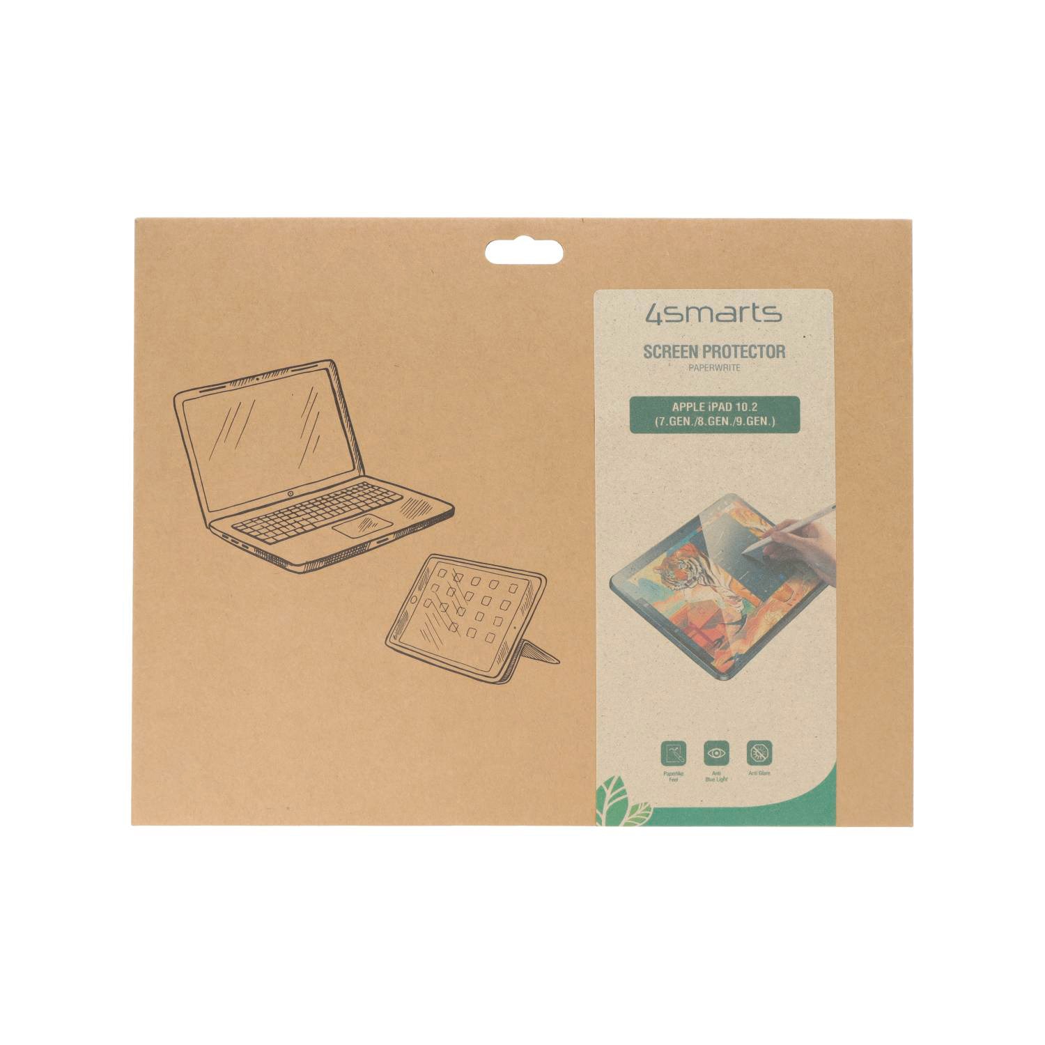 4smarts Displayschutzfolie »Paperwrite« für Apple iPad (7.Gen./8.Gen./9.Gen.)