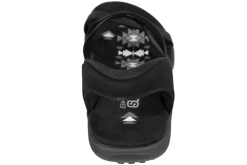 SKECHERS RAGGAE SLIM STRETCH FLEX BLACK SLIP-INS