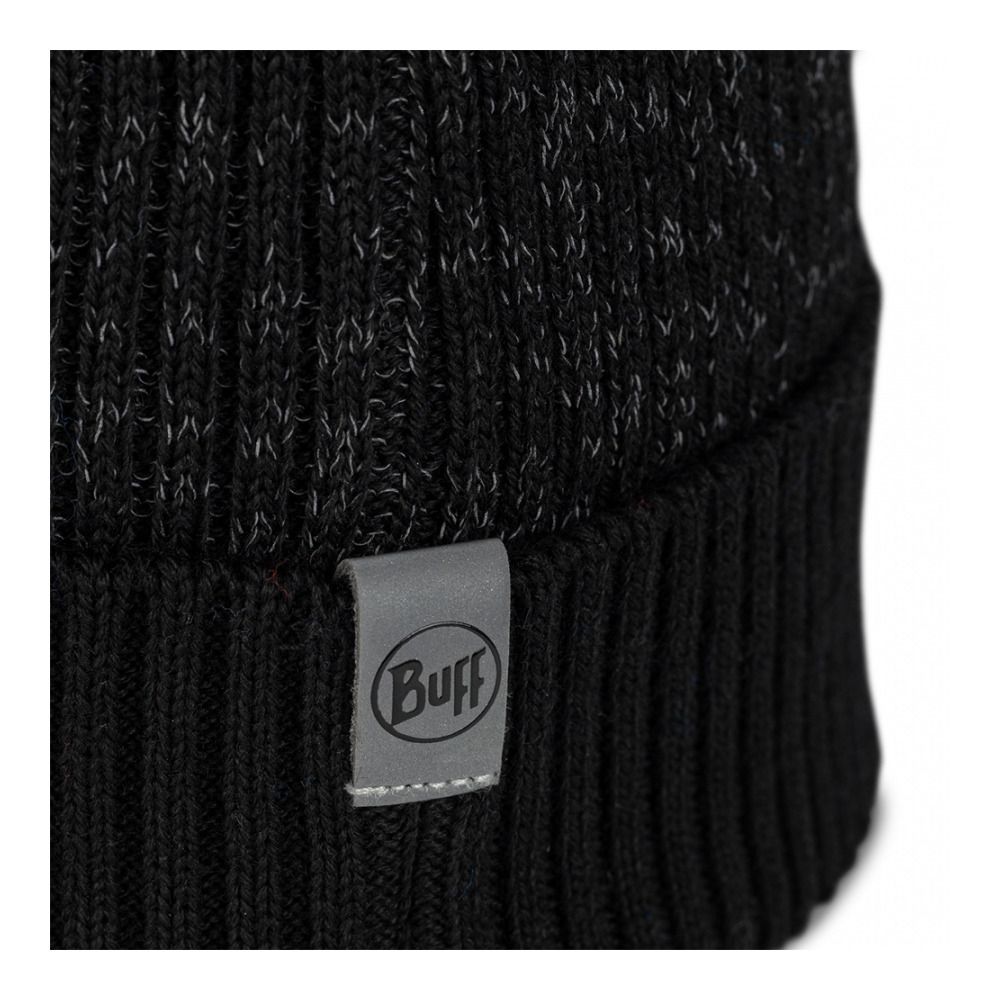 Buff MERINO ACTIVE - Bonnet solid black