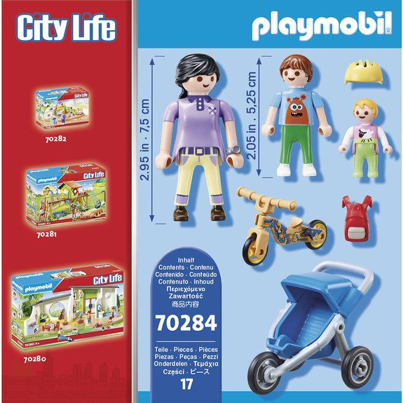Maman avec enfants Playmobil City Life 70284