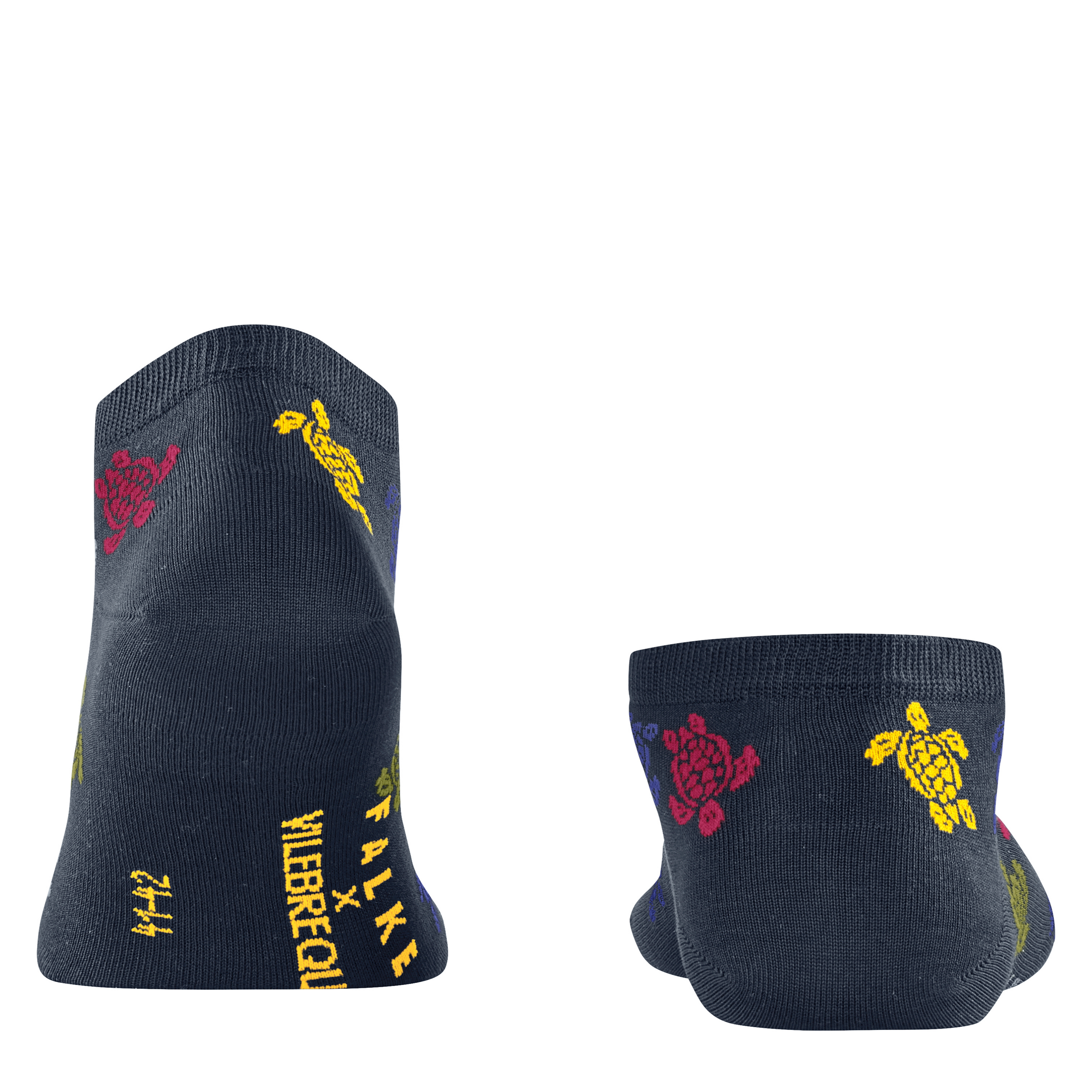 Chaussettes courtes homme Rondes des Tortues Multicolores | Vilebreauin