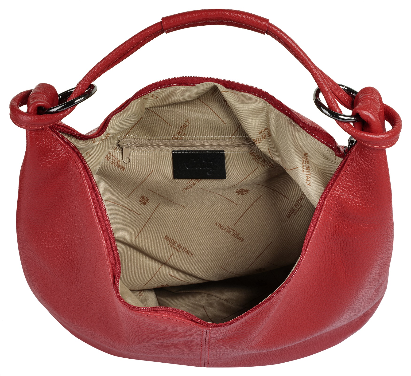 Cluty Shopper echt Leder, Made in Italy