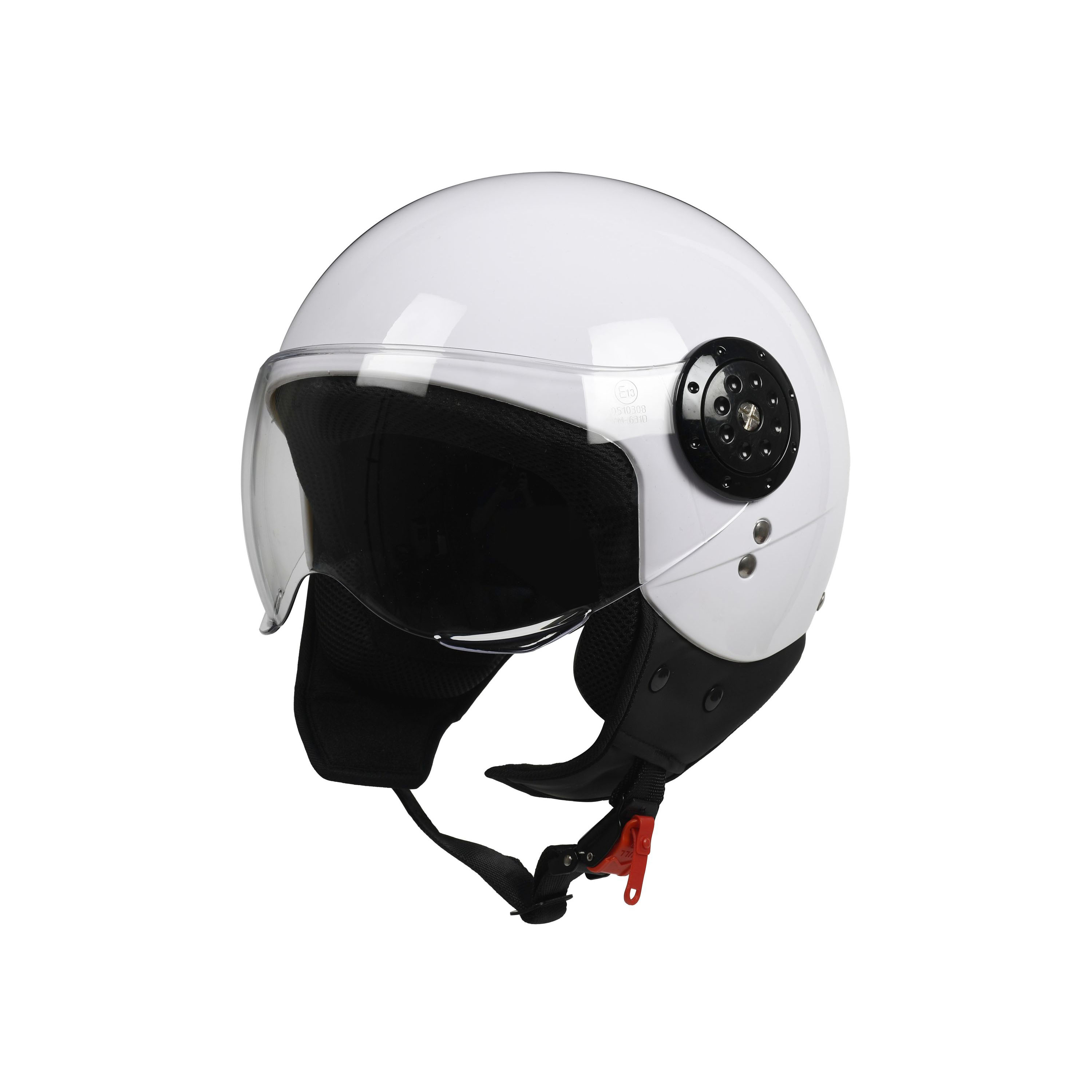 Motorrad Jethelm weiss Grösse 55/56