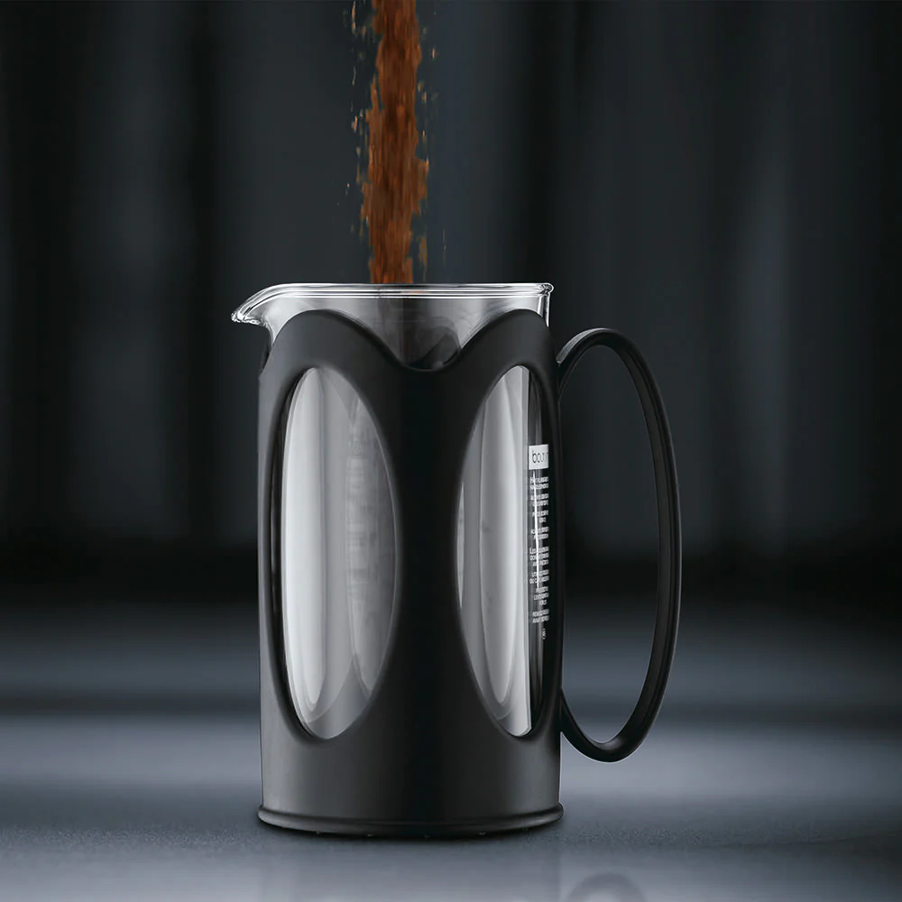 Cafetière 8 tasses Kenya noir Bodum