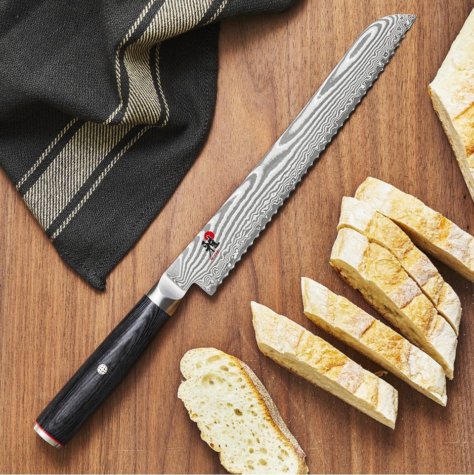 Miyabi - 5000 FC-D Brødkniv - Sort - 24 cm