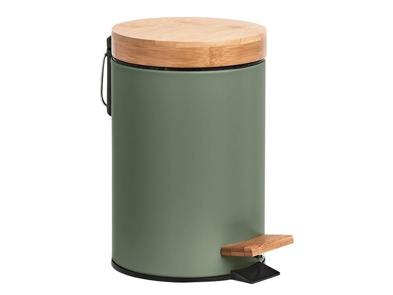 Zeller Present Treteimer Modern 3 l, Grün Klappeimer