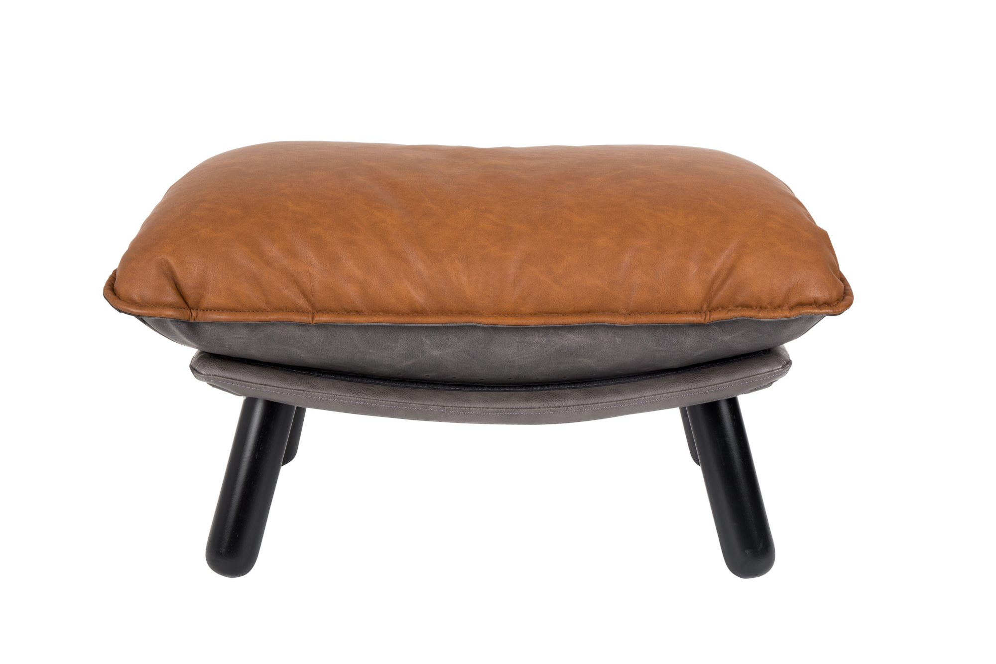 Hocker Lazy Sack PU-leer Bruin