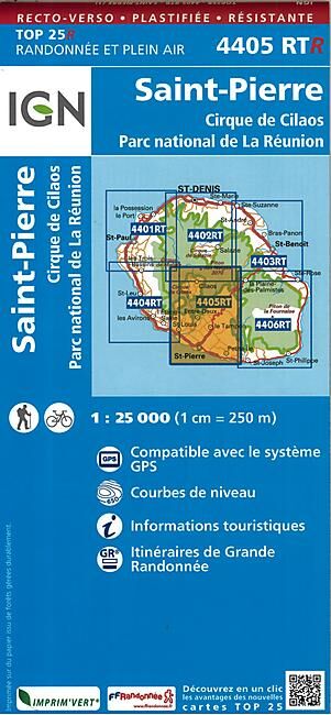 IGN - TOP25R 4405RTR SAINT PIERRE 1 25 000