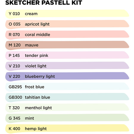 Molotow Sketcher Pastell Kit by MolotowTwinmarker