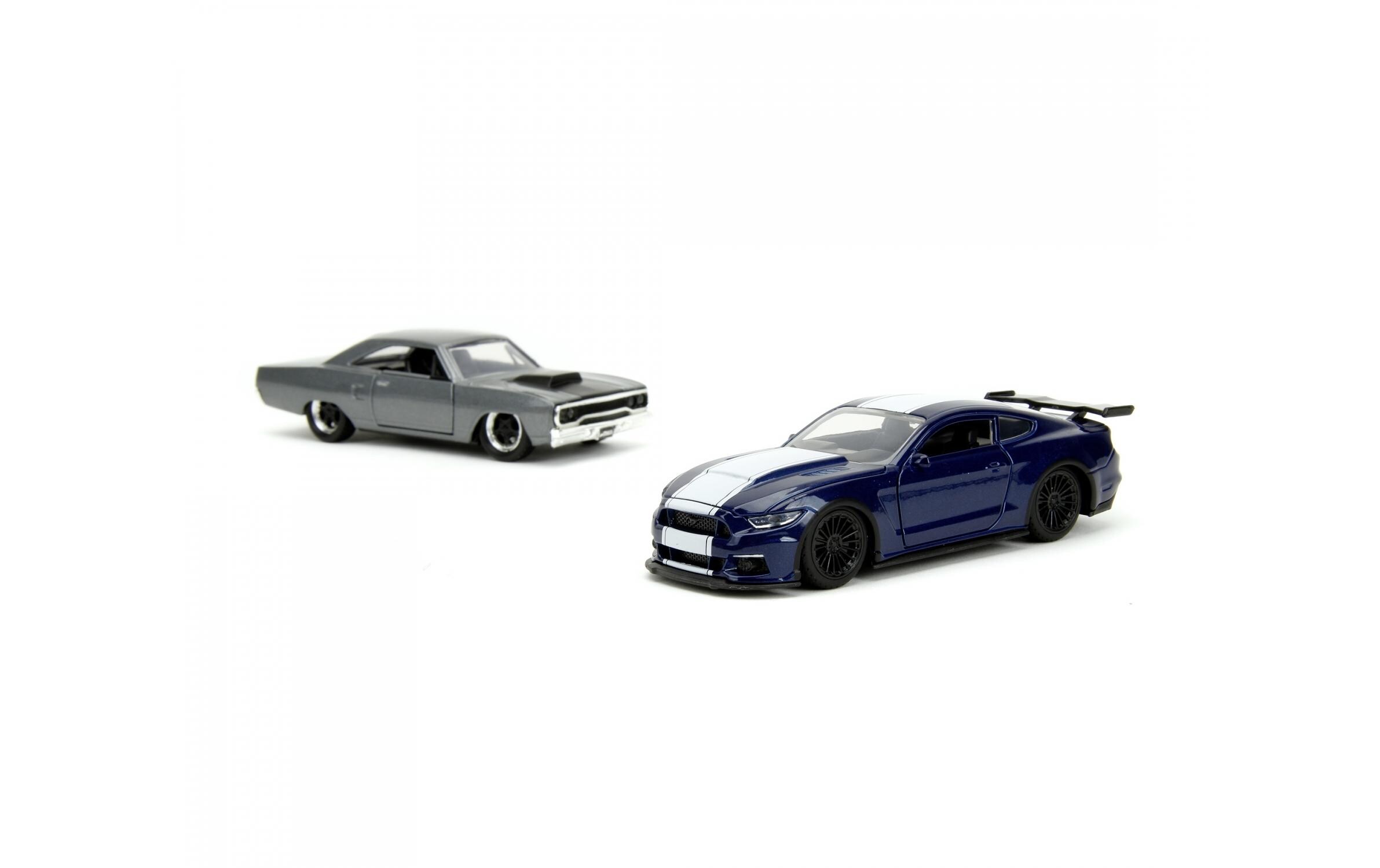 Fast & Furious Twin Pack Wave 4/1 1:32Fast & Furious Modellautos: 2016 Ford Mustang GT & Dom's Plymouth Road Runner