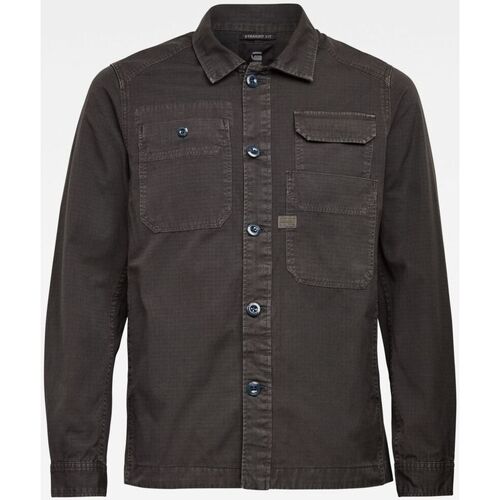G-Star Raw - D16250 9669 MULTIPOCKET STRAIGHT SHIRT-976 RAVEN Gris