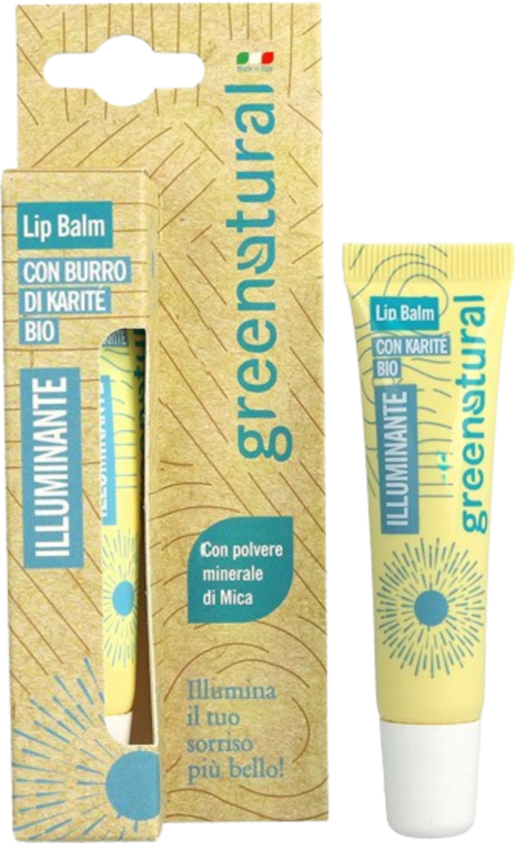 greenatural  Schimmernder Lippenbalsam, 15 ml