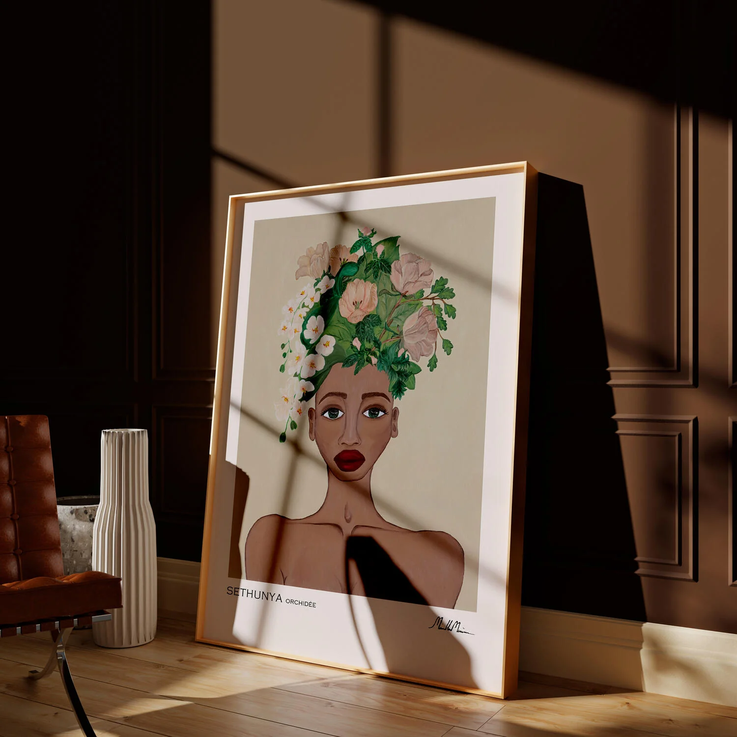 Poster & Frame  Morais Artworks Sethunya Orchidée plakat - mix