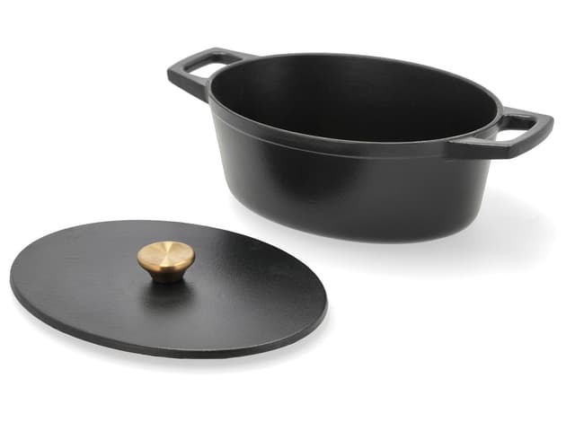 HOLM Støbejernsgryde Black