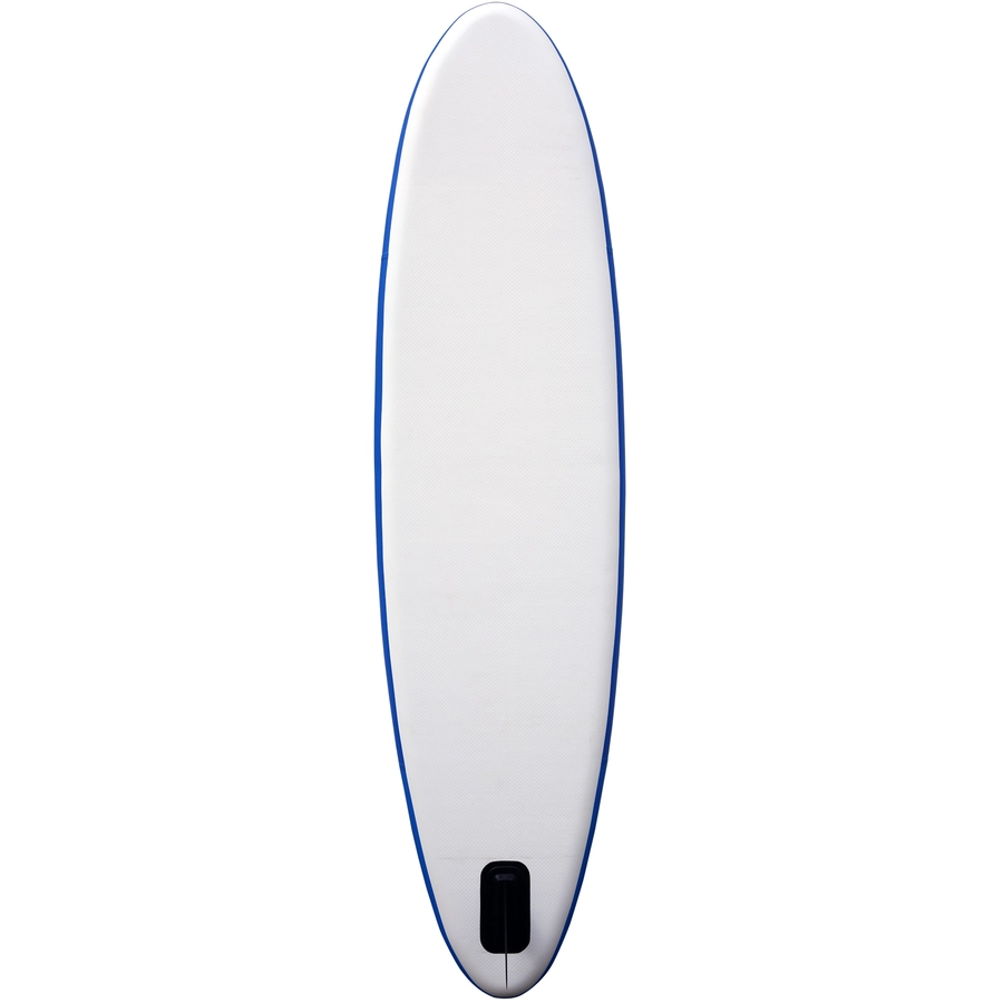 HOMCOM Aufblasbares Surfbrett mit Paddel weiß, blau