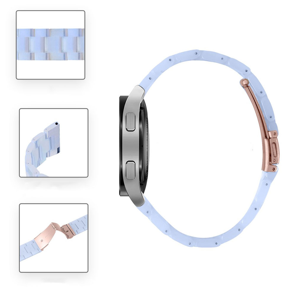 Samsung Galaxy Watch 3 (45mm) Sense Resin Armband (Gelenkumfang: 145-200mm) - Hellblau