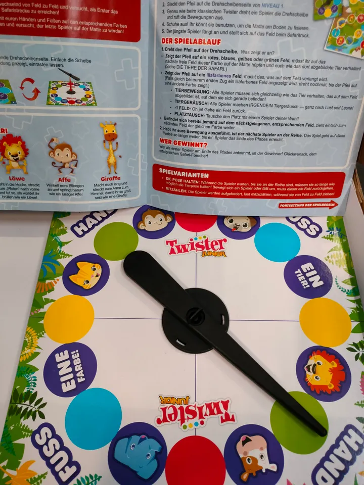 [OUTLET] - Hasbro Gaming Twister Junior, Twister spil, 3 År, 15 min.
