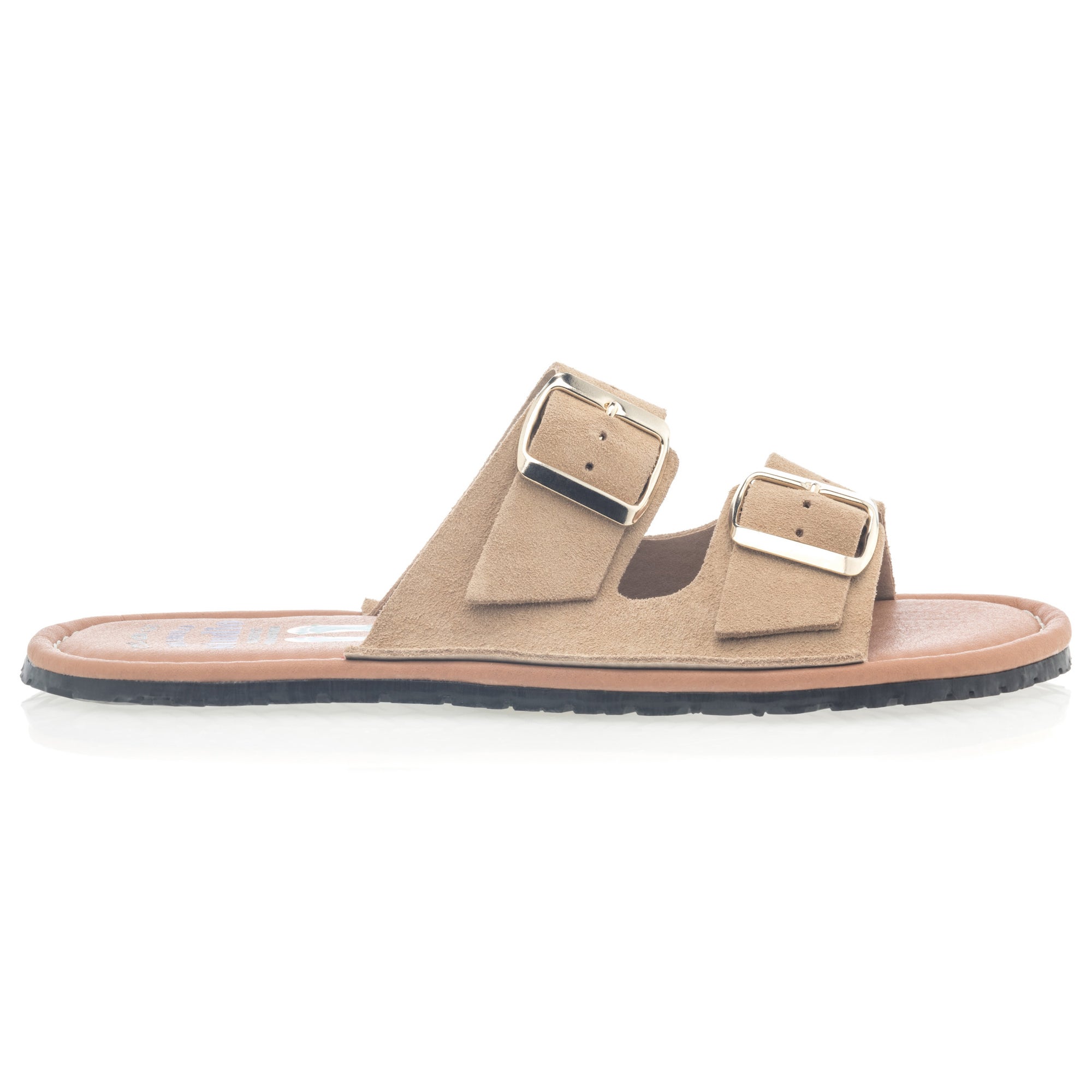 Mules Femme en cuir beige