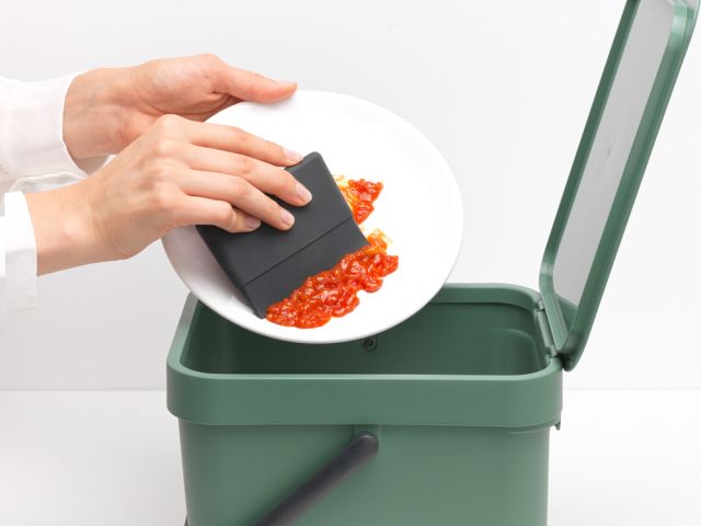 SinkSide Keukenschraper, silicone - Dark Grey