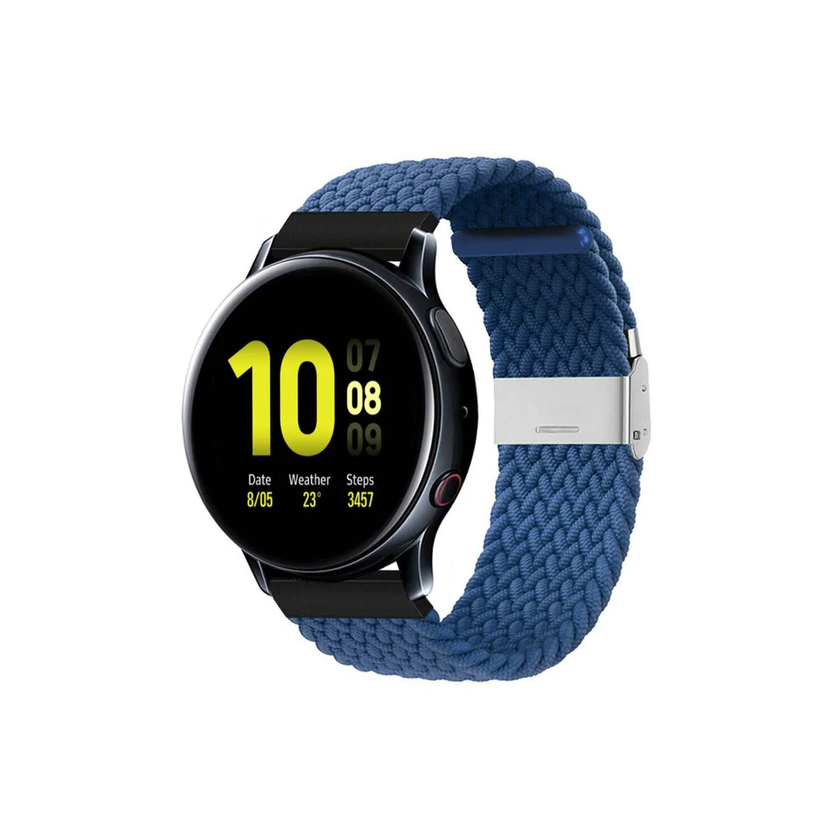Flettet elastisk armbånd Samsung Galaxy Watch Active 2 (40mm) - Blå