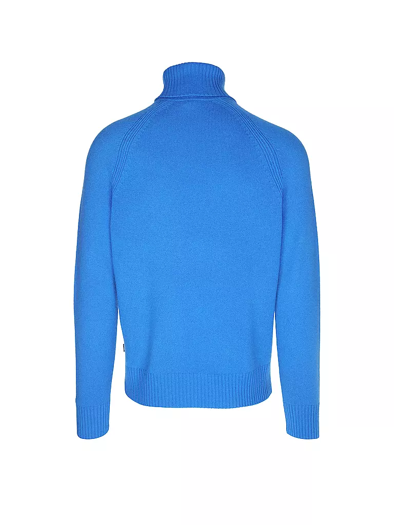 BOSS Kaschmirpullover blau