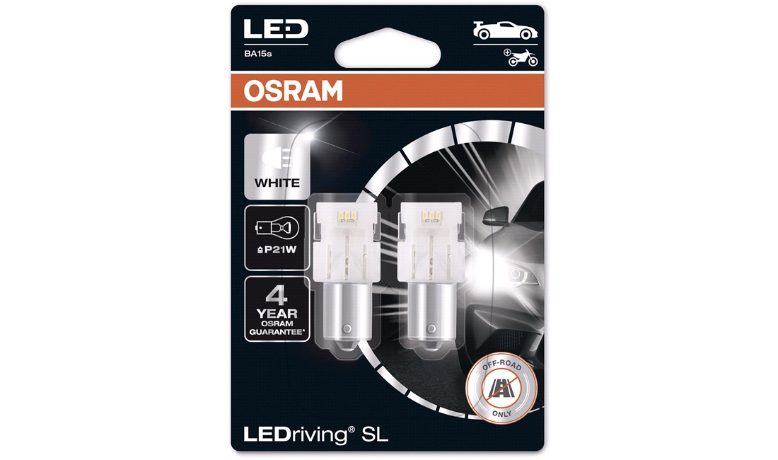 Pæresæt P21W Hvid LEDriving - Osram